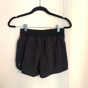 LULULEMON - black running shorts